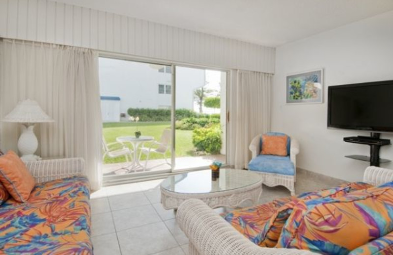 Guest room at Villas of the Galleon.