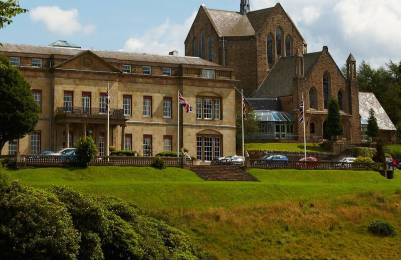 Exterior view of Shrigley Hall Hotel Golf & Country Club.