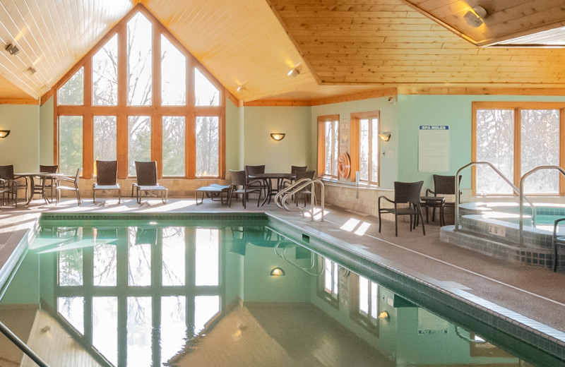 Indoor pool at Lutsen Sea Villas.