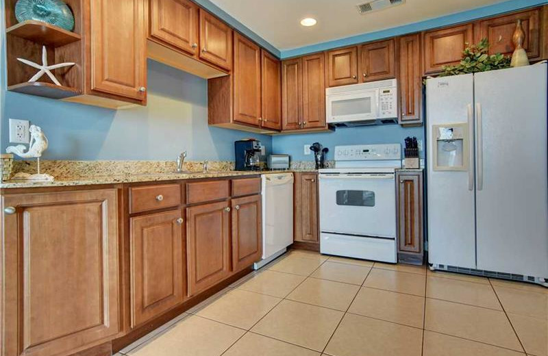 Guest kitchen at Splash Resort.
