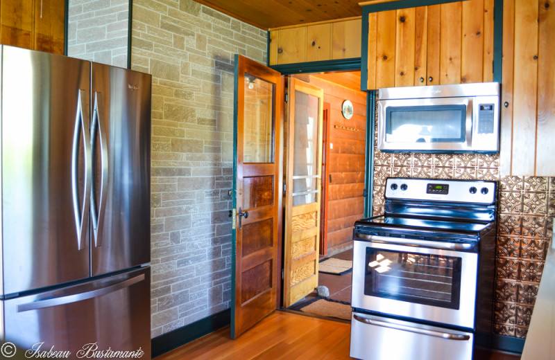 Mansion kitchen at Meeks Bay Resort & Marina.