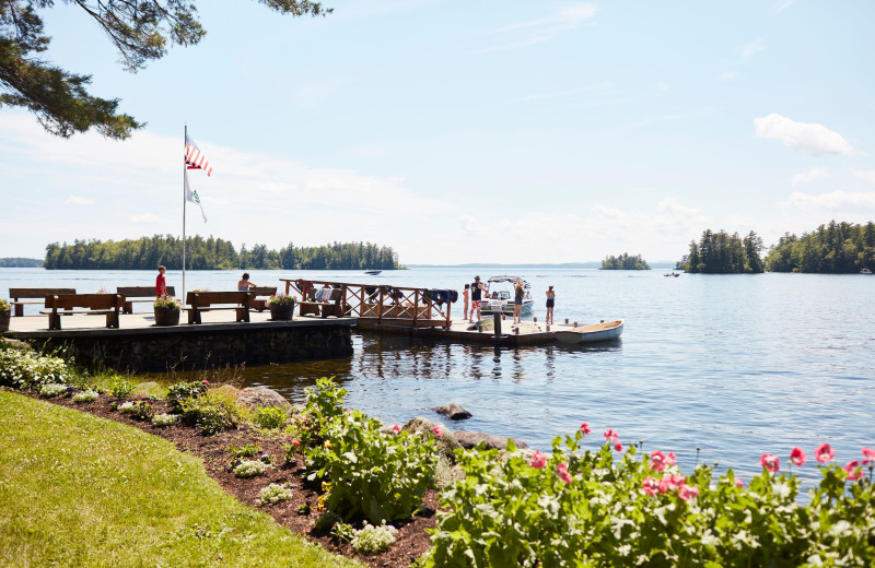 Dock at Migis Lodge.