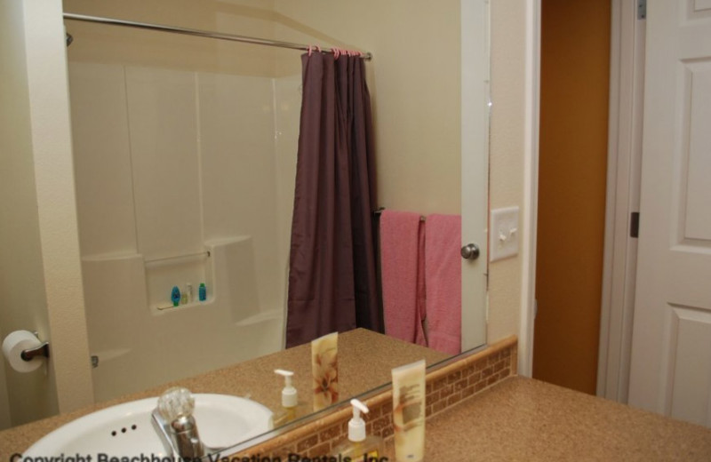 Bathroom at Beachhouse Vacation Rentals.
