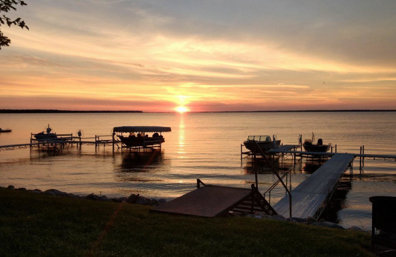 Lake view at Barky's Resort.