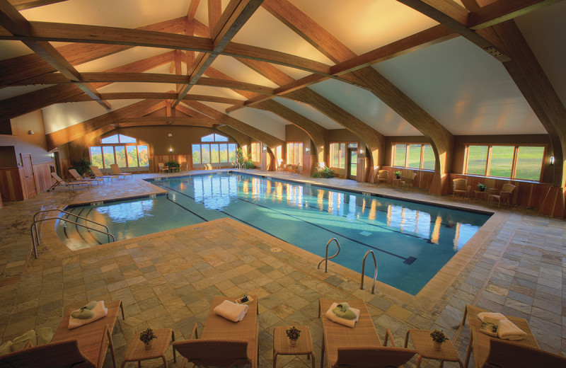 Indoor pool at Trapp Family Lodge.