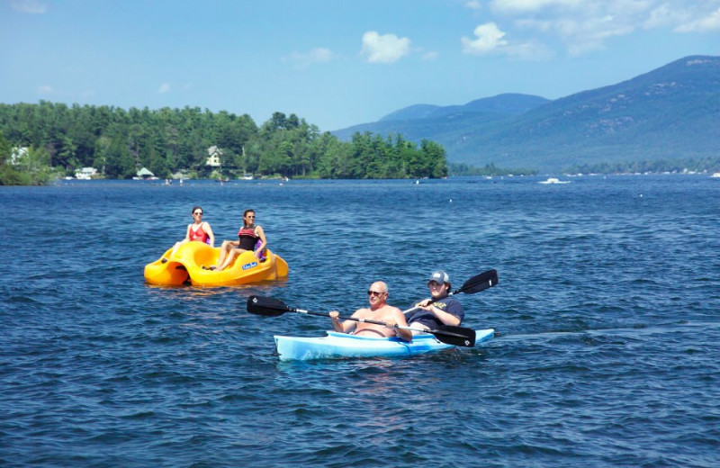 Kayaking at Marine Village Resort.