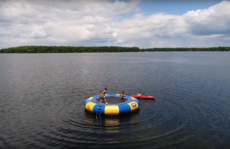 Lake at Woodland Beach Resort.