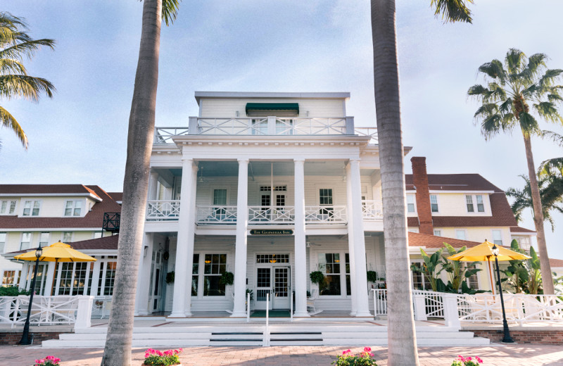 Exterior view of The Gasparilla Inn 