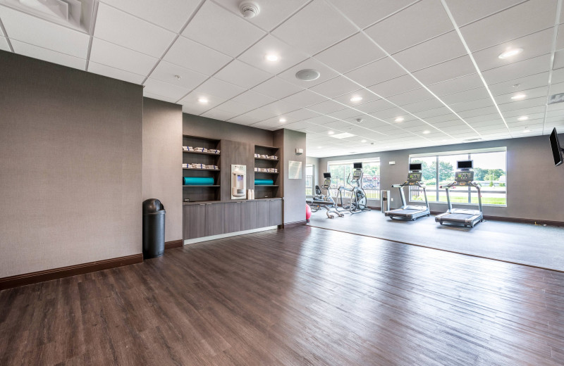 Fitness room at Fairfield Inn & Suites - Stevensville.