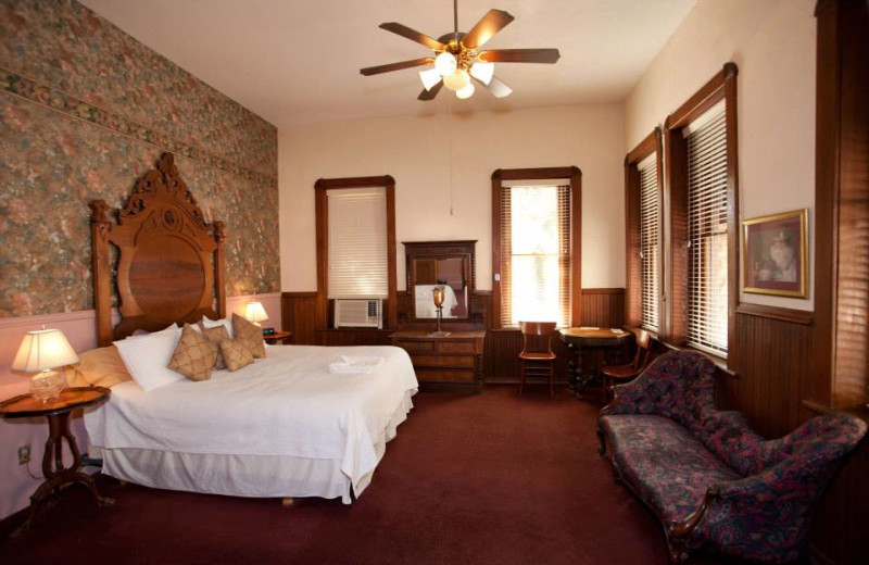 Guest room at Palace Hotel and Bath House Spa.