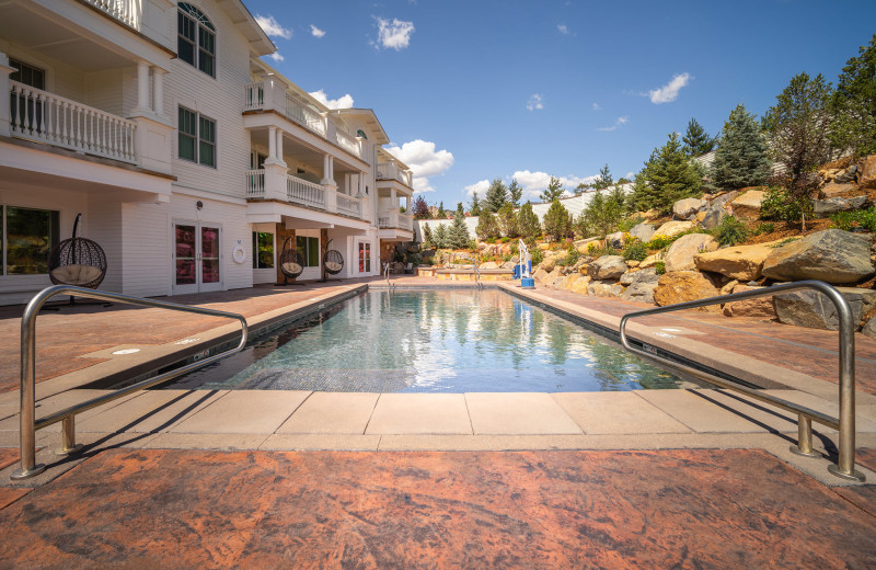 Outdoor pool at The Stanley Hotel.