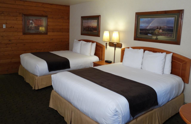 Guest room at Box Canyon Lodge & Hot Springs.