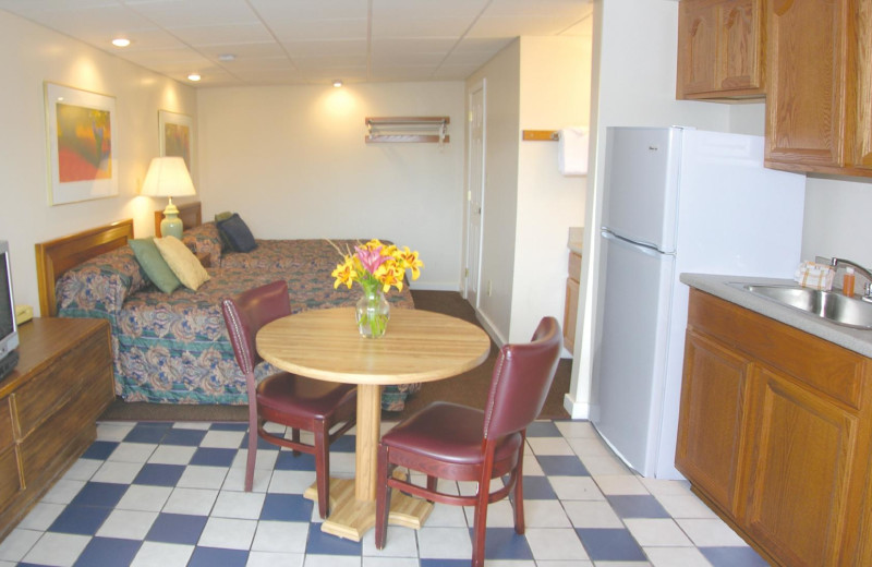 Guest room at Alouette Beach Resort.