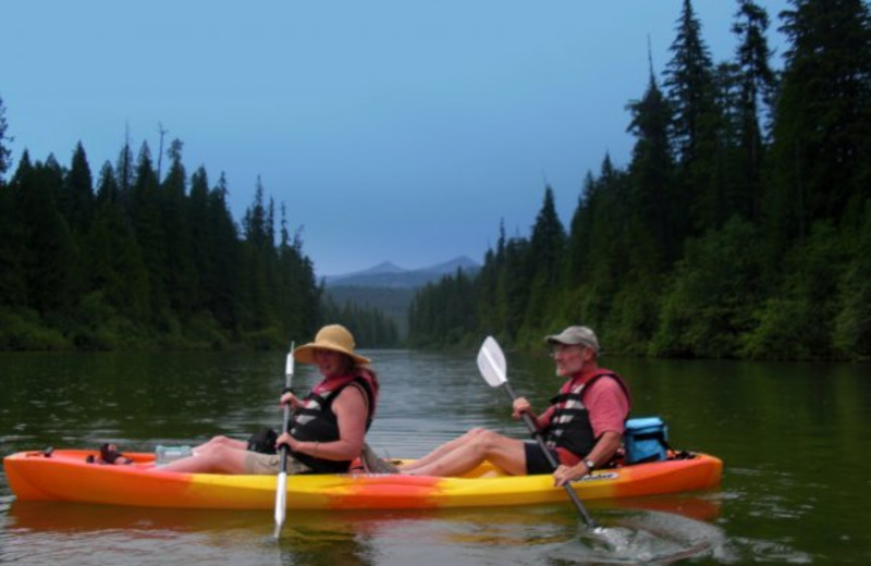 Kayaking at Blue Diamond Marina.