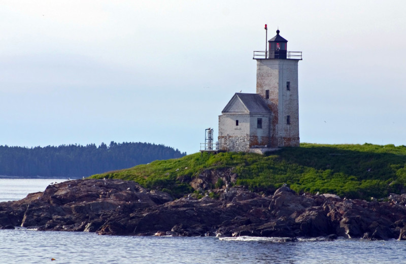 Light house near Mount Battie Motel.