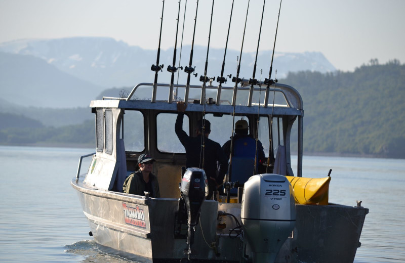 Fishing at Zachar Bay Lodge.