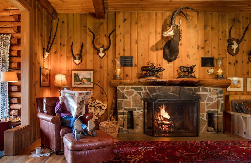 Guest living room at 4UR Ranch.