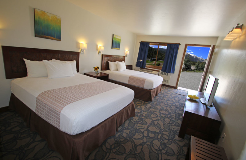 Guest room at Mt. Princeton Hot Springs Resort.