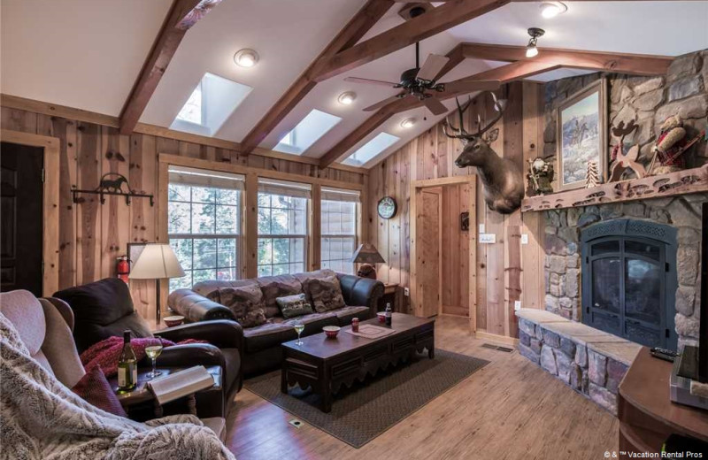 Rental living room at Vacation Rental Pros - Ruidoso.