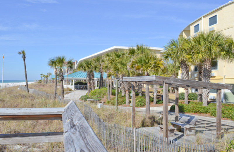 Easy access to hiking trails at Boardwalk Beach Resort Hotel & Convention Center