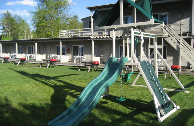 Children's playground at Golden Sands Resort.