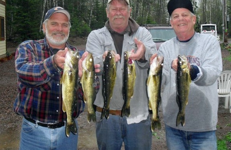Fishing at Trout Lake Resort.
