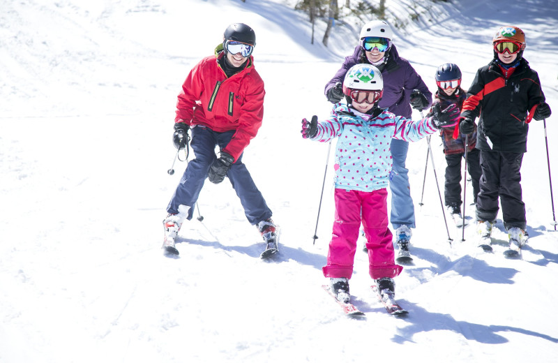 Skiing at Waterville Valley.