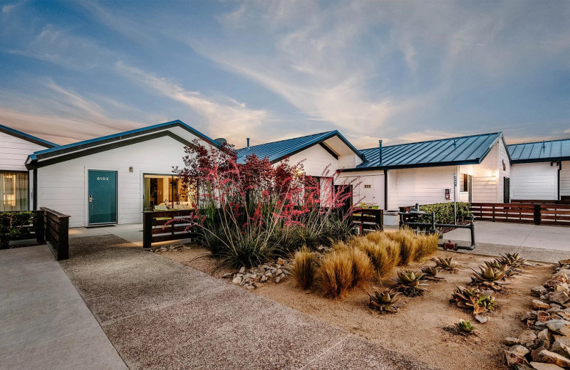 Exterior view of The Lodge at Lake San Marcos.