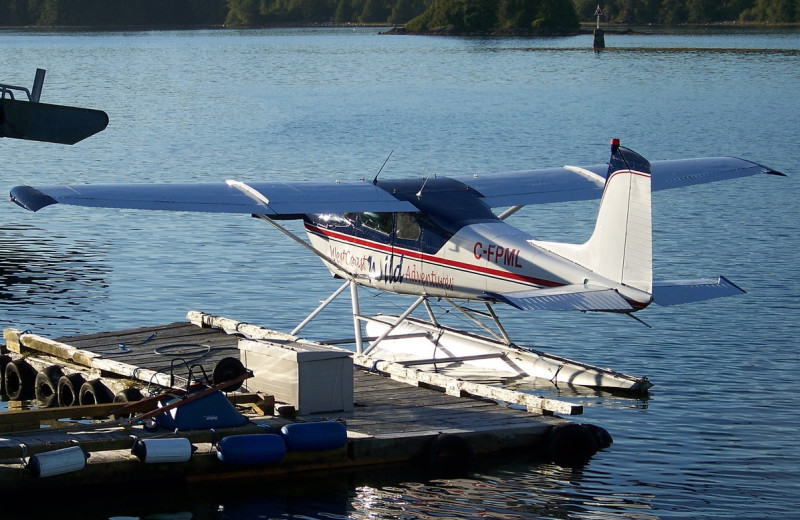 Boat plane at A Snug Harbour Inn.