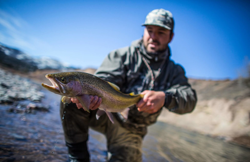 Fishing at Missoula River Lodge.