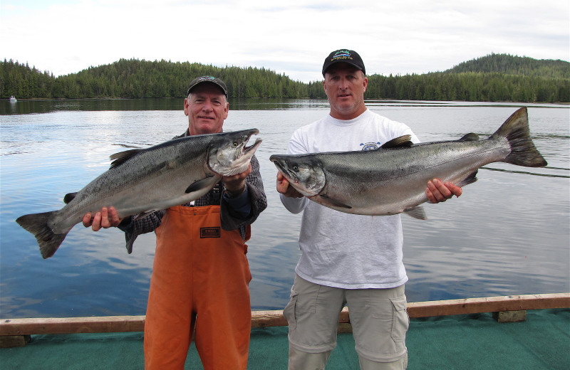 Fishing at portsman's Cove Lodge.