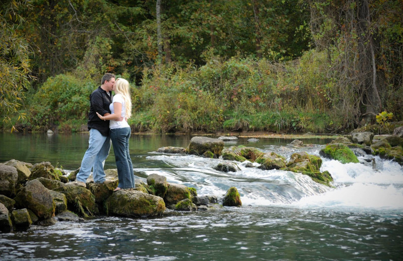 Couple at Riverwood Resort.