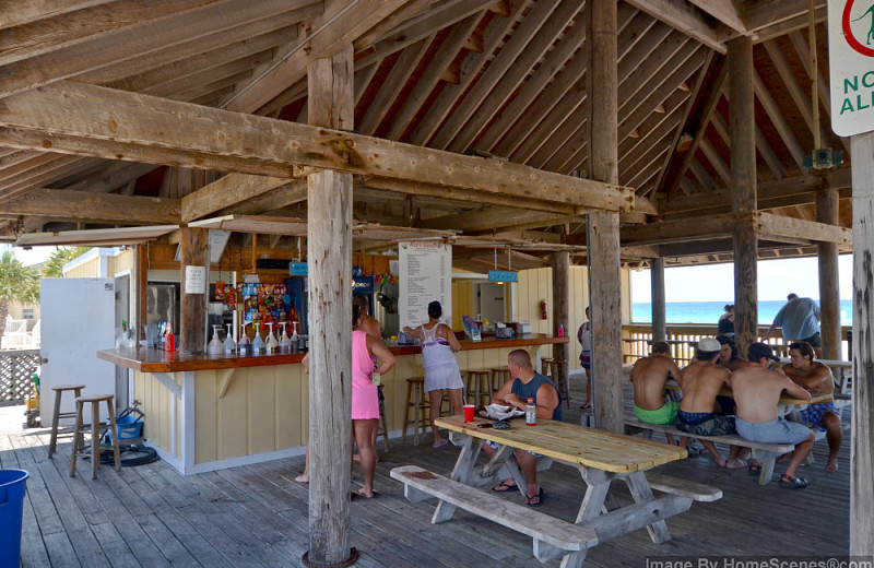 Beach pavilion at Sandpiper Cove.