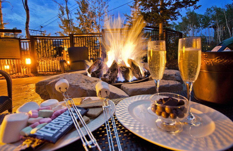 Bonfire at Buckingham Luxury Vacation Rentals.