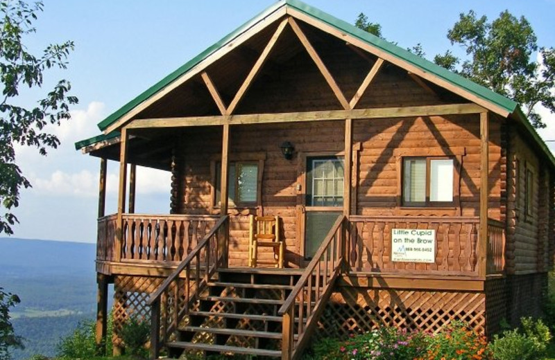 Cabin exterior at Mentone Cabins.