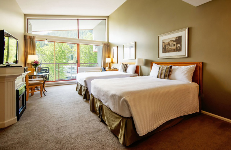 Guest room at Harrison Beach Hotel.