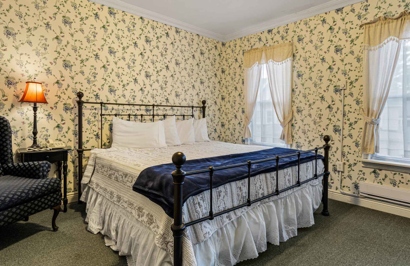 Guest room at The Pines Inn of Lake Placid.