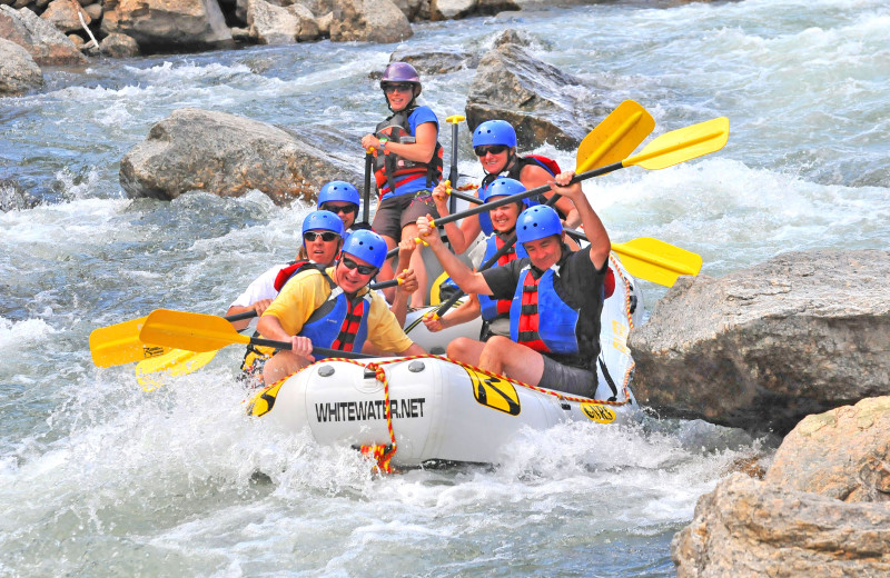 Rafting at Mt. Princeton Hot Springs Resort.