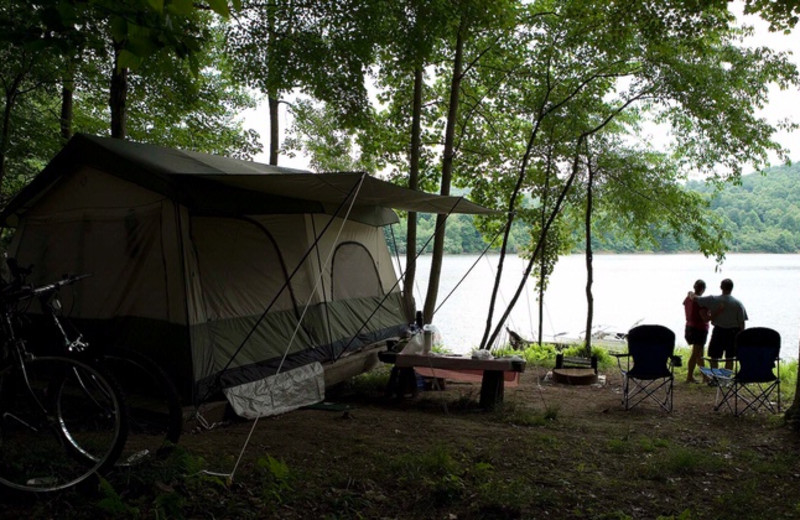 Camping at Stonewall Resort.