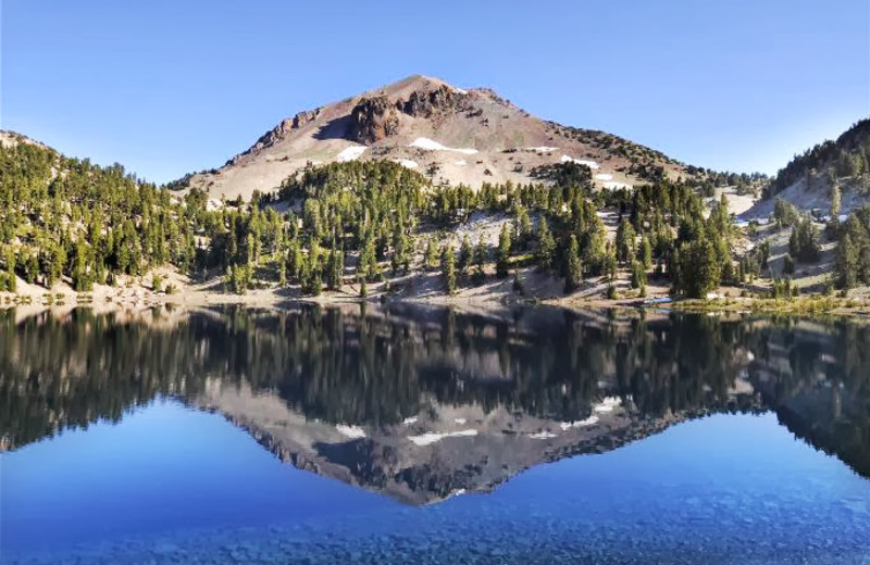 Lake view near St. Bernard Lodge.