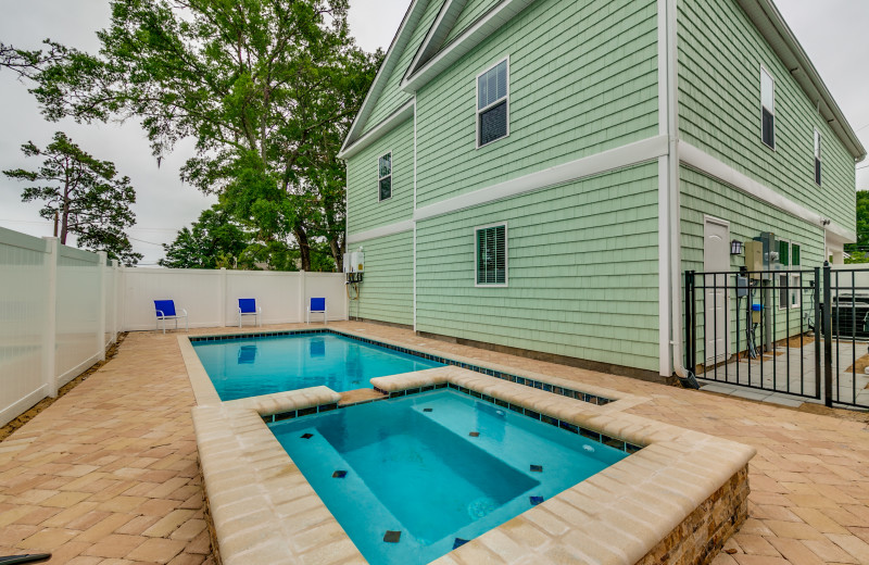 Outdoor pool at Together Resorts.