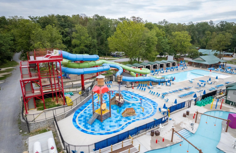 Water park at Yogi Bear's Jellystone Maryland.