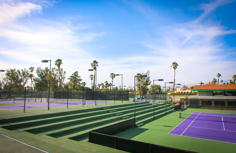 Rental tennis court at Country Club and Resort Rentals.