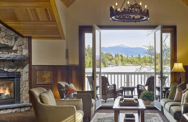 Guest room at Mirror Lake Inn Resort & Spa.