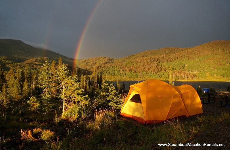 Camping at Steamboat Vacation Rentals.