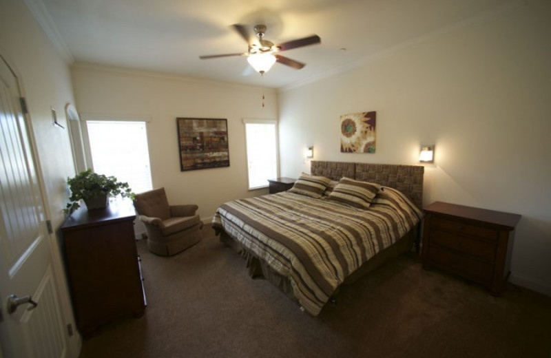 Guest bedroom at Wonder Valley Ranch Resort.