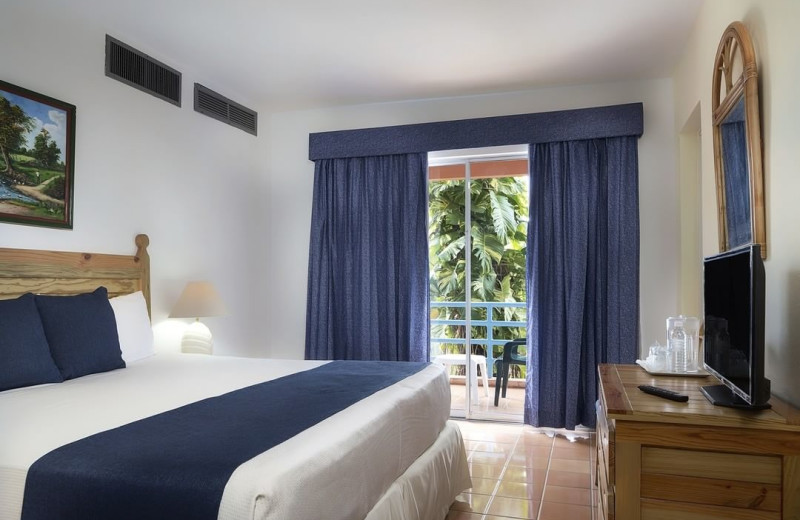 Guest room at Don Juan Beach Resort - - Boca Chica Beach, Dominica.