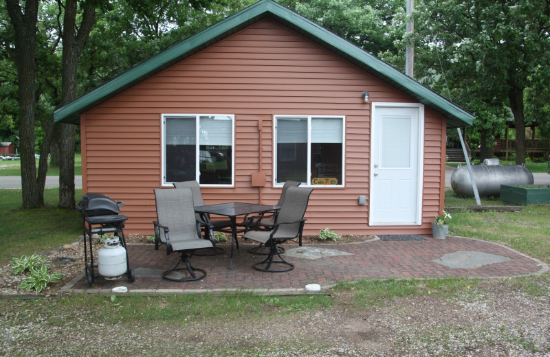 Cabin exterior at The Lodge on Otter Tail Lake.