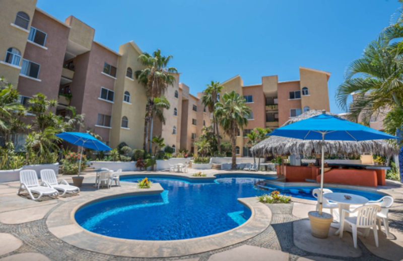 Outdoor pool at Villa La Paloma.