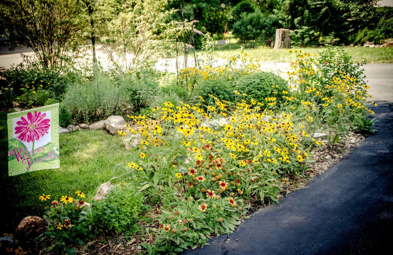 Garden at The Inn at Harbour Ridge.